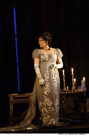 Martina Serafin as Tosca [Photo by Catherine Ashmore courtesy of Royal Opera House]