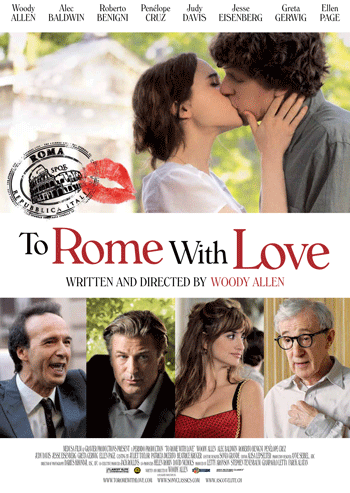 To Rome With Love Poster