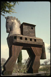 Replica Trojan Horse at the site of Troy