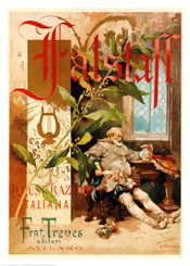 Poster of Verdi's Falstaff