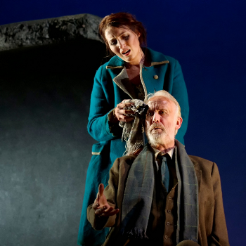 Paula Sides as Eleonora and Craig Smith as Eustachio in The Siege of Calais [Photo by Bill Knight]