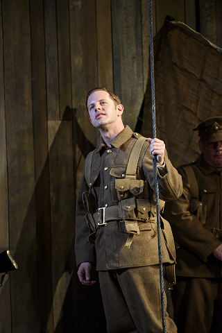 Andrew Bidlack (Private John Ball). Photo credit - Bill Cooper.