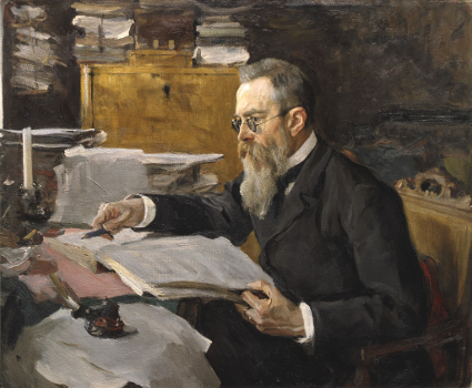 Nicolai Rimsky-Korsakov by Valentin Serov, 1898 [Source: Wikipedia]