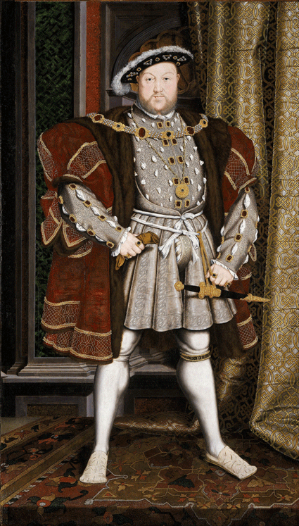 Portrait of Henry VIII after Hans Holbein the Younger, c. 1537-1547 [Source: Wikipedia]