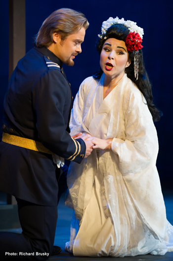 Viktor Antipenko and Inna Los as Pinkerton and Butterfly [Photo by Richard Brusky]