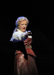 Deborah Voigt as Minnie [Photo by Cory Weaver courtesy of San Francisco Opera]