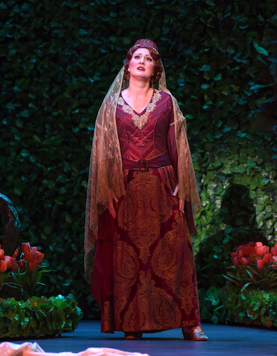 Rebecca Davis as Konstanze [Photo by Pat Kirk]