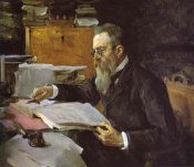 Nicolai Rimsky-Korsakov by Valentin Serov, 1898