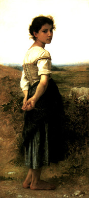 Adolphe-William Bouguereau: The Young Shepherdess, 1895