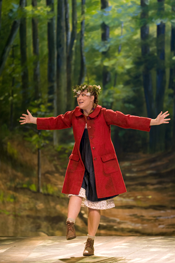 Diana Damrau as Gretel [Photo by Clive Barda courtesy of The Royal Opera]