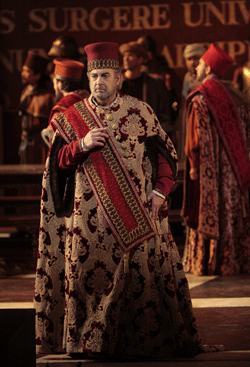 Plácido Domingo as Simon Boccanegra [Photo by Robert Millard courtesy of Los Angeles Opera]