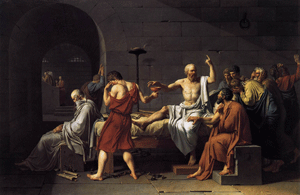 The Death of Socrates by Jacques-Louis David 